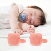 Kisangel Soother Holder Case 5pcs Pacifier Case Pacifier Holder Case