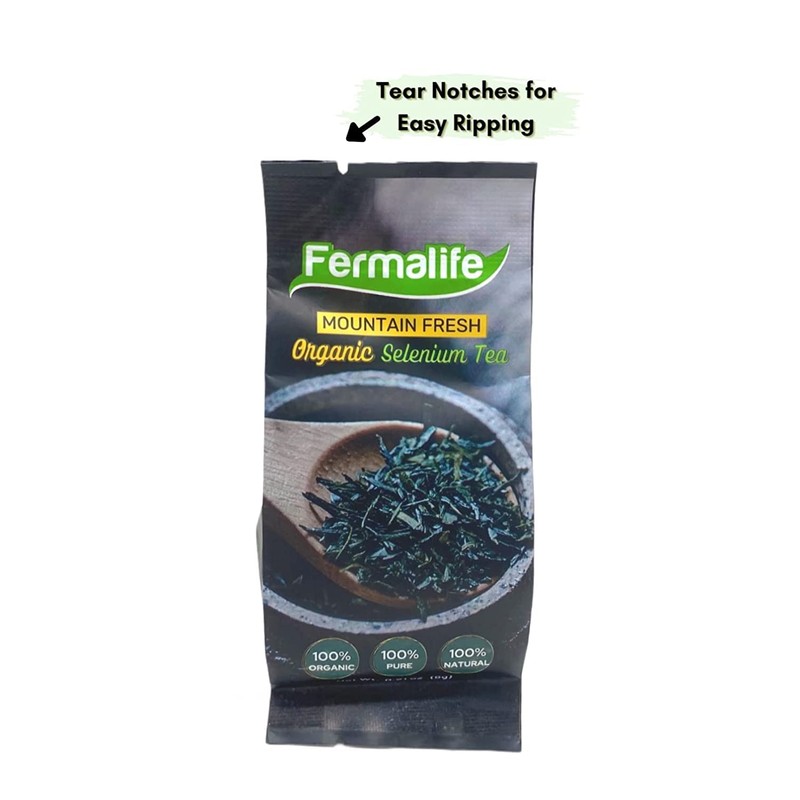 FERMALIFE Organic Mountain Fresh Pure Selenium Loose Leaf Tea, Roasted