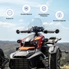 LDETXY Adjustable Windshield for Can-Am Ryker, Front Vented Translucent Clear