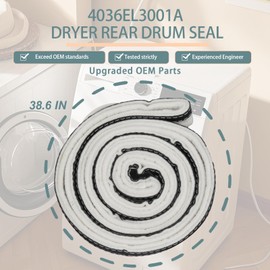 Upgrade 4036EL3001A Dryer Felt Seal for LG Kenmore Dryer Rear Drum Seal Compatible with AH3522851 EA3522851 PS3522851 1267485 2-Year QA