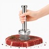 Meat Tenderizer Tool, with 28 Sharp Needles Retractable Safety Guard