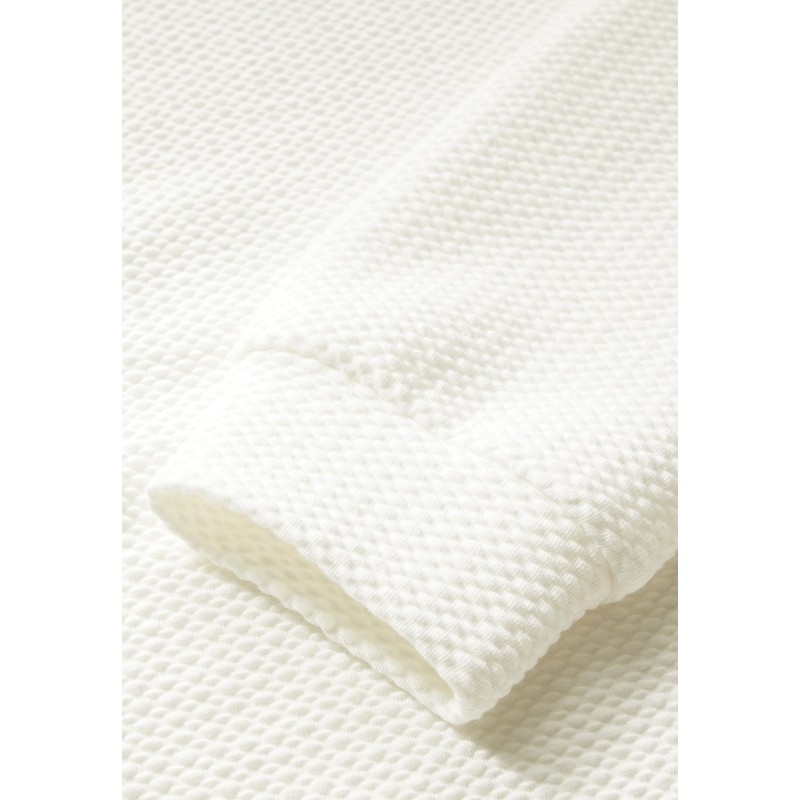 Street One Women's Shirt with Fine Structure, off white