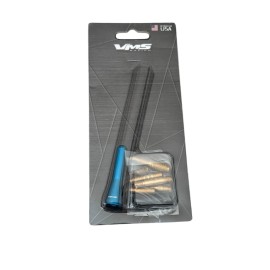 VMS Small Blue Antenna 2 inch with Hardware for Jeep Wrangler and Gladiator