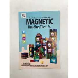 Flex Value Magnetic Building Blocks Tiles 56PCS STEM Toy Set – Kids Learning Educational Crreative Construction Toys for Boys Girls Present Age 3 4 5 6 7 Year Old - Gift