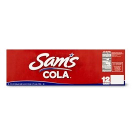 Sam's Cola Soda Pop 12 Pack of 12 fl oz Cans