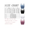 ZAIQUN Women Padded Sports Bra Wirefree for Fitness Workout Running