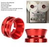 2Pcs NAB Hub Adapters for Studer ReVox Red Polished Aluminium