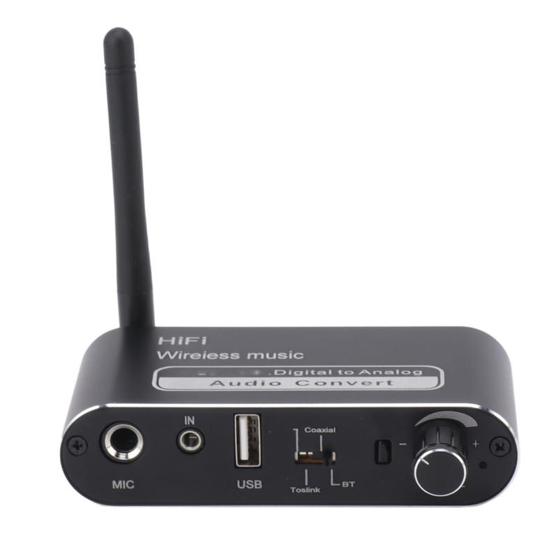 Digital to Analog Converter Coaxial to Analog Adapter Bluetooth 5.1