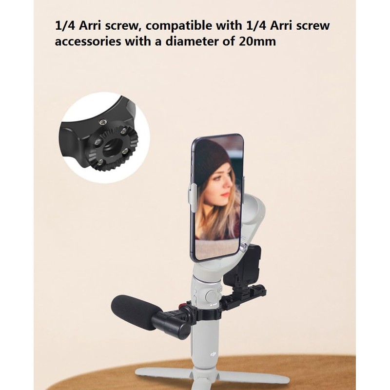 Twaxl Stabilizer Expansion Clip for DJI OSMO Mobile 7P/7/6 (1/4