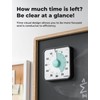 LIORQUE 60 Minute Visual Timer for Kids and Adults, Non-Ticking