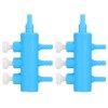 Aquarium Air Control Distributor, 2pcs Aquarium 2 Way Air Pump