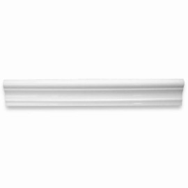 Stone Center Online T13P White Thassos Marble Chair Rail Trim Molding 2x12 Polished
