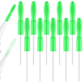 Gisafai 10 Pcs Caulk Tube Caps Reusable Caulk Saver Tube Sealer Caps Finishing Tool for Sealing and Preserving Open Universal Prevent Drying (Green)
