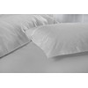 Microfibre Duvet Cover Set, Ultra Soft Bedding, 100% Polyester (Silver,