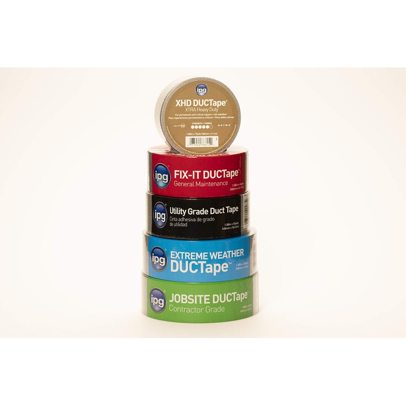 IPG JobSite DUCTape, Colored Duct Tape, 1.88" x 60 yd,