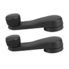 Car Window Crank Handles, 1 Pair Black Window Winder Handles