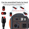 GINTOOYUN 2 Pack DC 8mm Cable with Solar Panel Connector