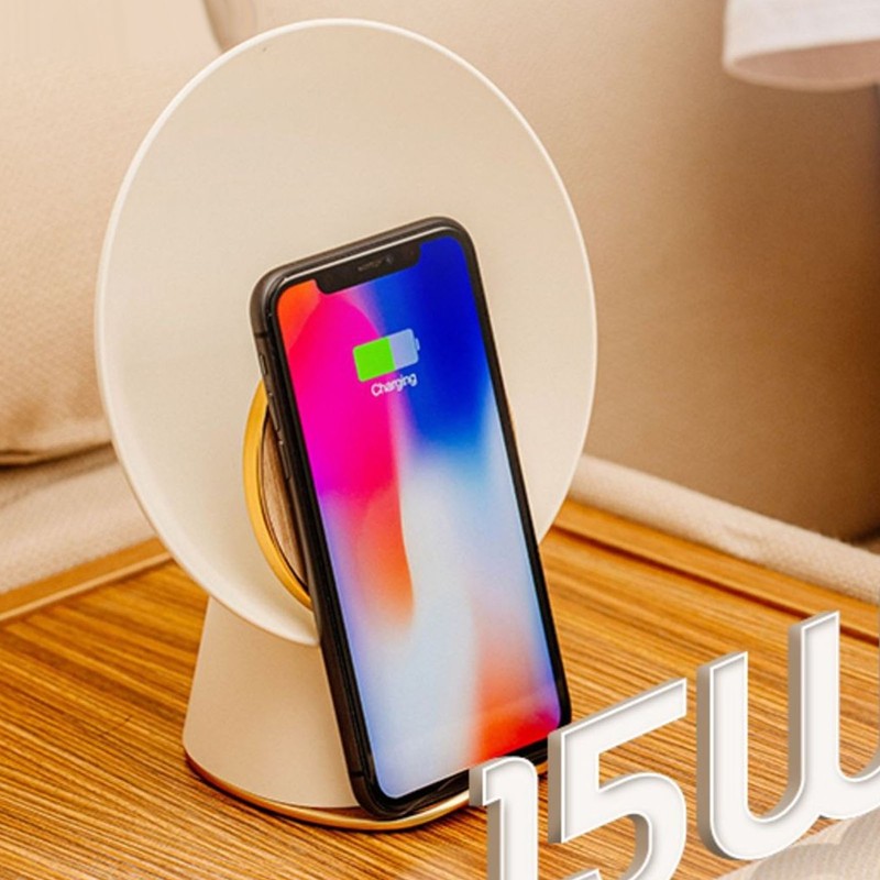 Moonlight Sensor Night Light Speaker Wireless Alarm Clock Bluetooth Speaker