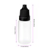 TAICHEUT 300 PCS 10ml Dropper Bottles, 60x21mm Squeezable Dropper Bottles