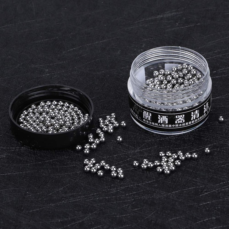 EVGATSAUTO 500 Bolas de Limpieza de Acero Inoxidable para Decantador
