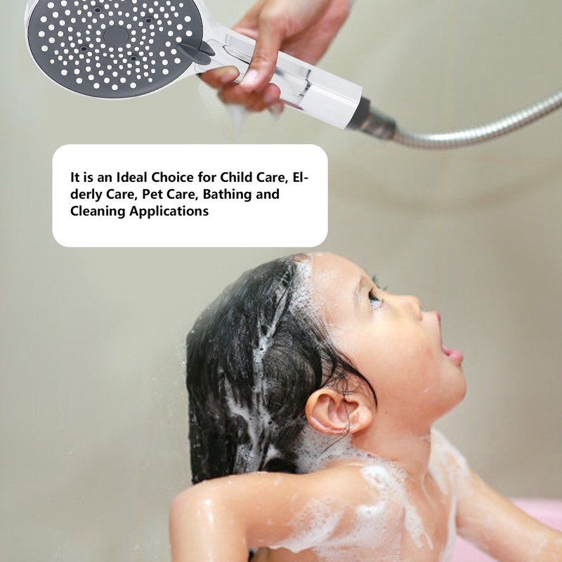6 Modes High Pressure Shower Head with Anti Clogging Nozzle