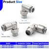 EterMutable 12Packs 1/4" OD Tube x 1/4" NPT Thread Nickel