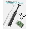 CNAPES Flosser Refills, Dental Floss Picks Heads Replacement, Easy Glide