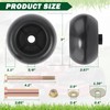 CheeMuii 8 Pack Lawn Mower Deck Wheel Kit Heavy-duty Mower