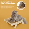 Scratch Pads for Cats, 3 Ways Cat Scrathing Board, Sisal