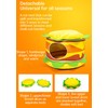SSDHUA Cat Nest Burger French Fries Shape Cat House Removable