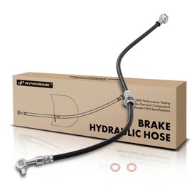 A-Premium Front Driver Side Brake Hydraulic Hose Compatible with Select Nissan Models - Sentra 2007 2008 2009 2010 2011 2012 - Replace# 46210ET83A