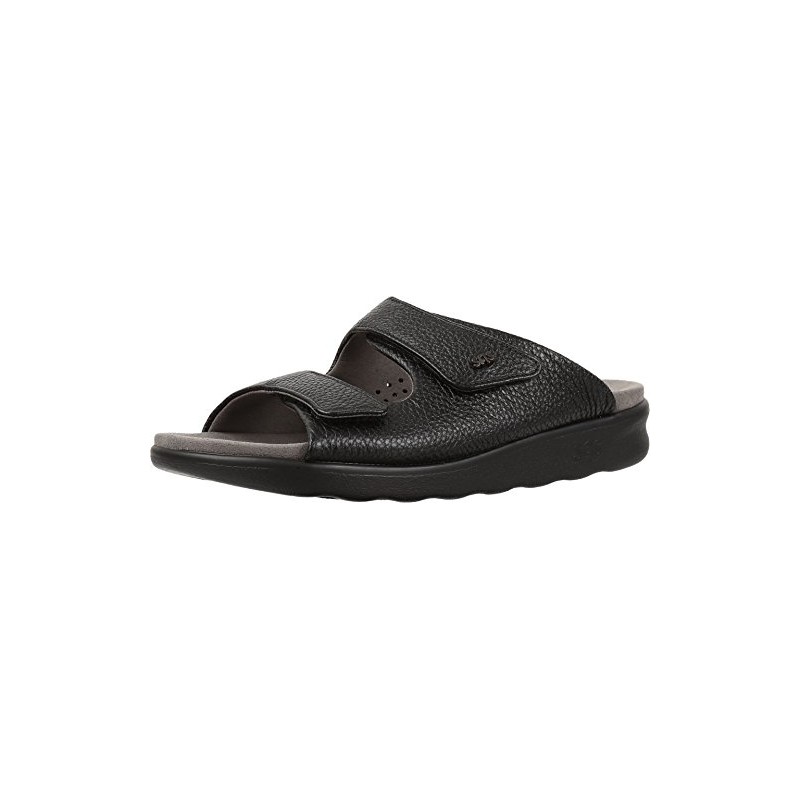 SAS Cozy Adjustable Comfort Slide Sandal Black 8 W -