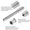 sourcing map Metric Tap and Drill Bit Set, M12 x