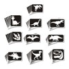 Dinosaur themed Glitter Tattoo Stencils - Perfect for kids temporary
