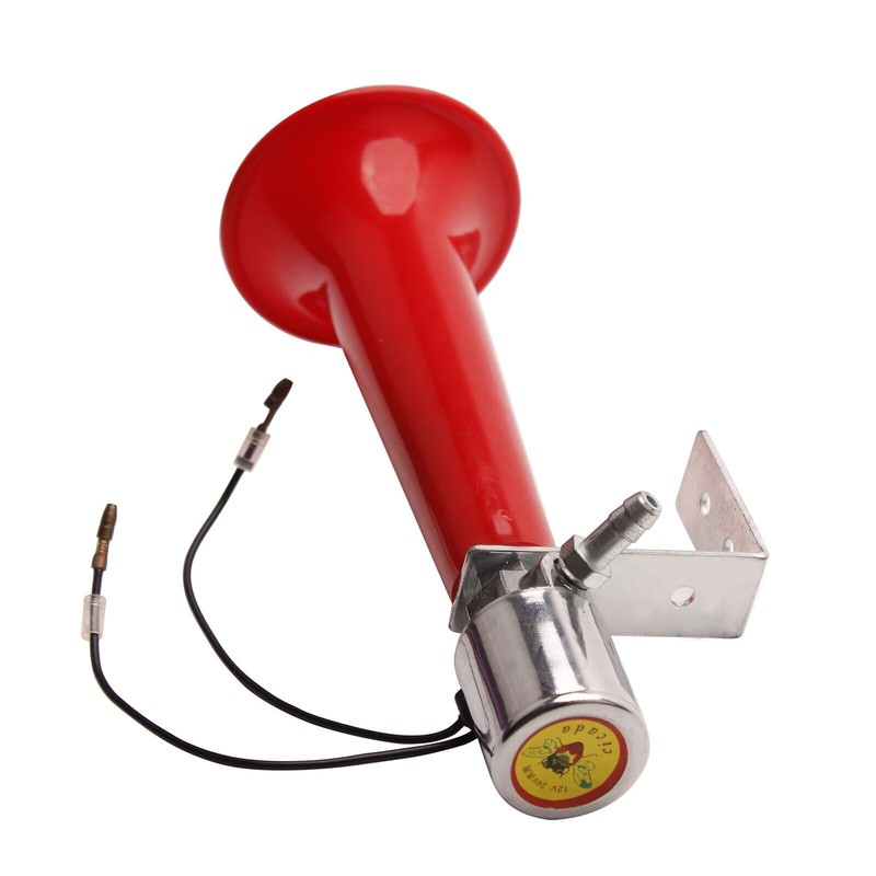 FARBIN 180db Red Air Horn Universal Purpose 12v/24v Caravan Pressure
