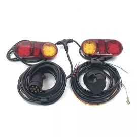 Unknown LED 후미등 램프 led 지게차 카라반 테일램프 캠핑카 플러그 [Q. 미국 7 배선 하네스] LED Tail Light Lamp for Forklift Caravan Camping Car Plug [Q. US 7 Pin Wiring Harness]