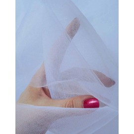 FEOYA Tulle Overskirt Wedding 4 Layers Overlay Long Tutu Skirts Mesh Floor Length Detachable Train Skirt, White