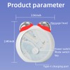 Microcurrent Facial Device, Mini Face Lift Device, Double Roller Facial