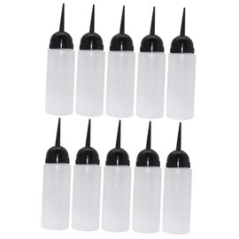 FOMIYES 2sets 120ml Refillable Curly Hair Bottle for Hair Dye Shampoo Salon Use 5pcs*2