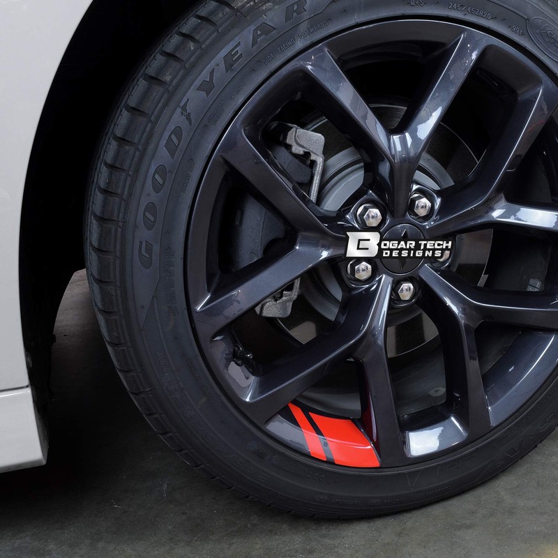BOGAR TECH DESIGNS - Wheel Rim Decal Stripes for 18"
