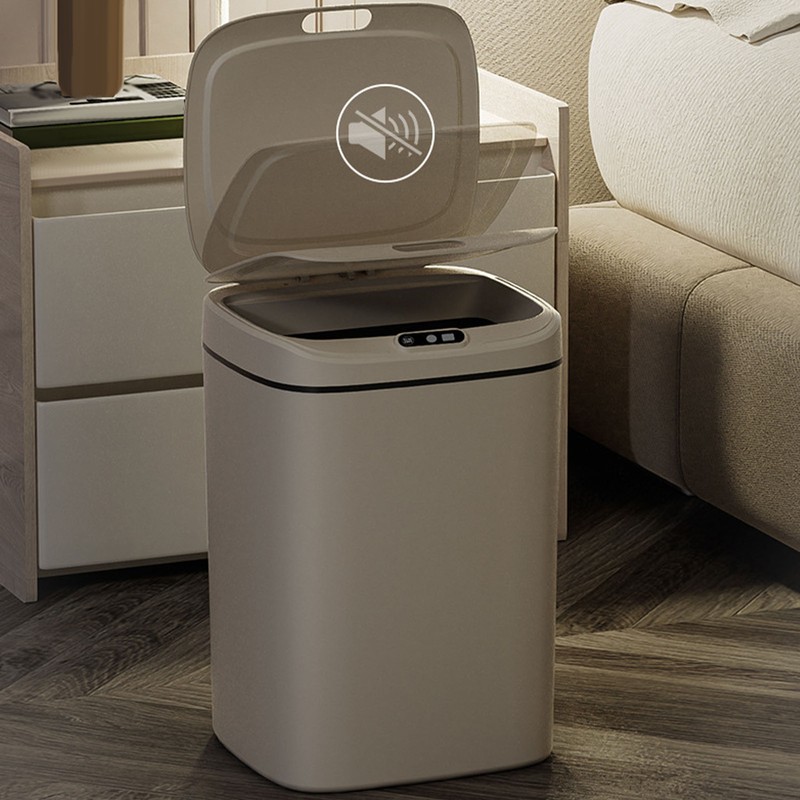 Automatic Motion Sensor Trash Can with Lid Smart Touchless Garbage