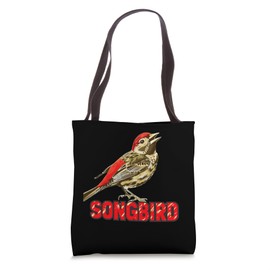 Singing Songbird Costume for Robin and Sparrow Lovers Tote Bag