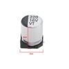 VGOL 20 Pieces 220 UF 16 V SMD Electrolytic Capacitors
