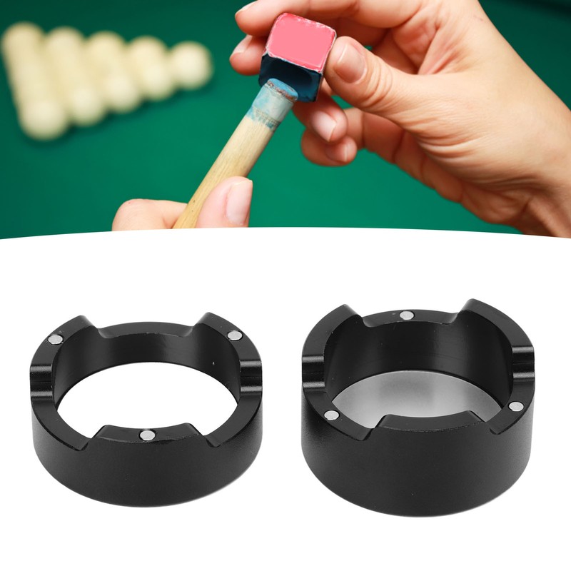 Billiard Chalk Case Round Aluminum Alloy Cue Chalk Box Holder