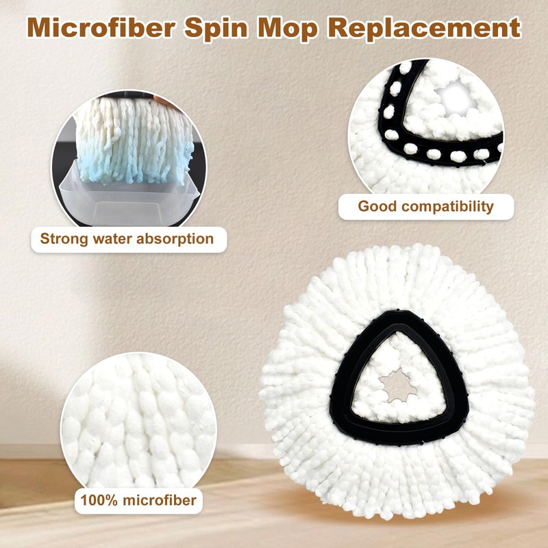 7 Pack Mop Heads Replacements for O Cedar, MOp Replace