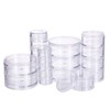 BENECREAT Mixed Size Stackable Plastic Bead Storage Containers 4 Column(5