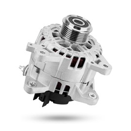 120A High Output Alternator Compatible with Nissan Rogue/Xtrail 2014-2020 L4 2.5L Gas L4 2.0L FHEV Replace# 23100-4BA0A 23100-4BA0B TG12C152 11648N 6-Groove CW Internal Fan & Regulator