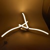 18W 105LED Ceiling Light Wavy Ceiling Lamp for Living Room