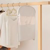 Space Saver Hanging Garment Bag,Garment Bag for Suit,Dust-Proof Transparent Protector