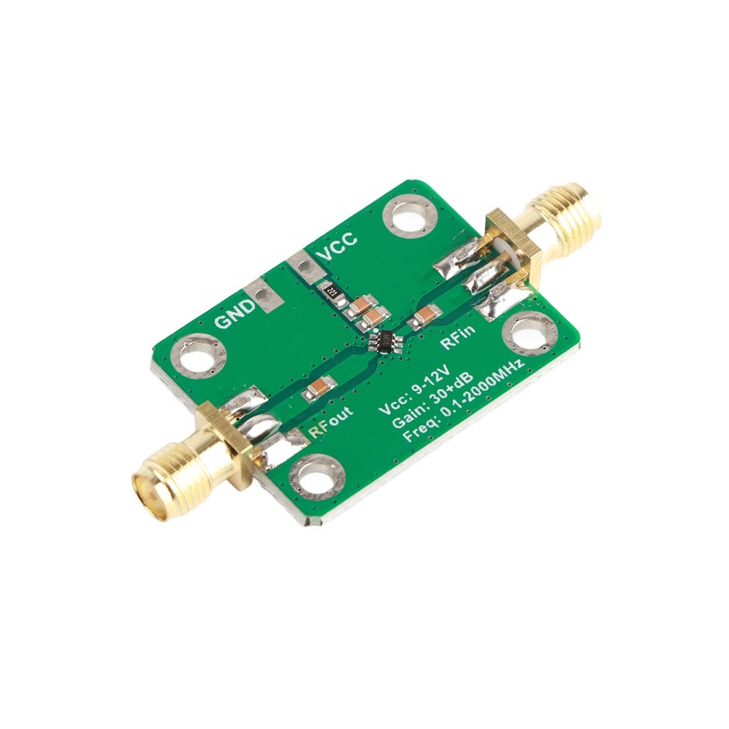 Low Noise Amplifier 0.1 to 2000MHz 30±dB Good Performance Small